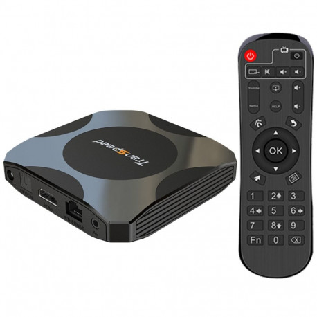 Tvix W2 G31 Mali 4K Media Nutitelevisiooni Kast 4GB + 32GB Android 11 BT 5.2 / 5G Wi-Fi Must