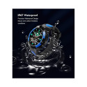 iWear LT32 Durable 4G Sim GPS Tracking IP67 Kids Watch & Phone Call with Chat Camera Black/Blue