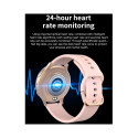 iWear Active 2 Alumiinium Sport BT Kõne Nutikell 1.3'' IPS Ekraan Pulsis ja Happegaasi Monitor Roosa