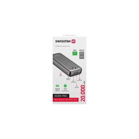 Swissten akupank Power Worx Pro 20000mAh