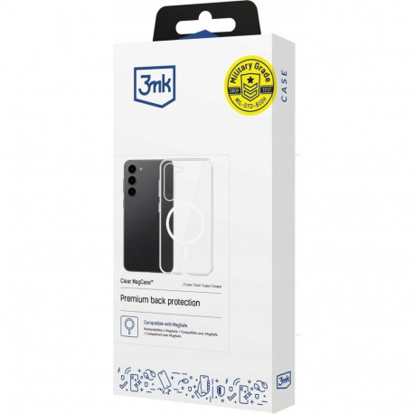 3mk ümbris Samsung Galaxy S25 MagCase, läbipaistev
