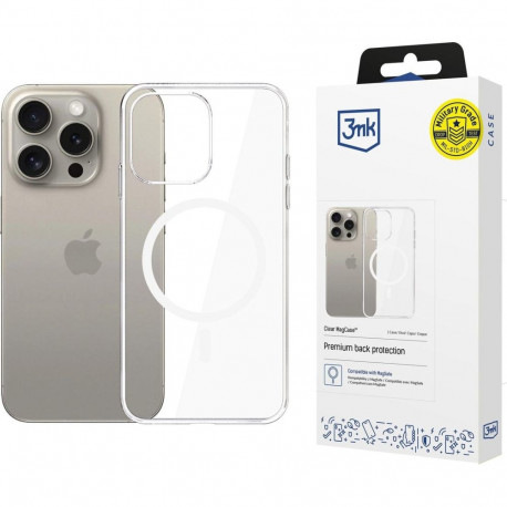 Apple iPhone 15 Pro - 3mk Clear MagCase
