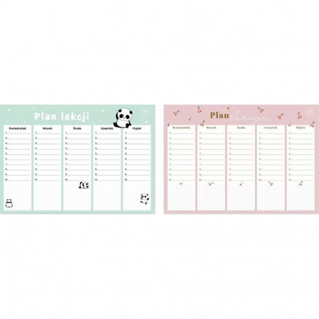Interdruk Lesson Plan A4 Girls (10pcs) Poland