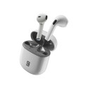 Cellularline Style Color - Bezprzewodowe słuchawki Bluetooth V5.3 TWS z etui ładującym (biały)