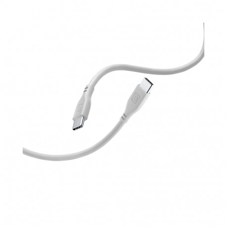 Cellularline Soft Cable - Kabel USB-C do USB-C 1.2 m (szary)