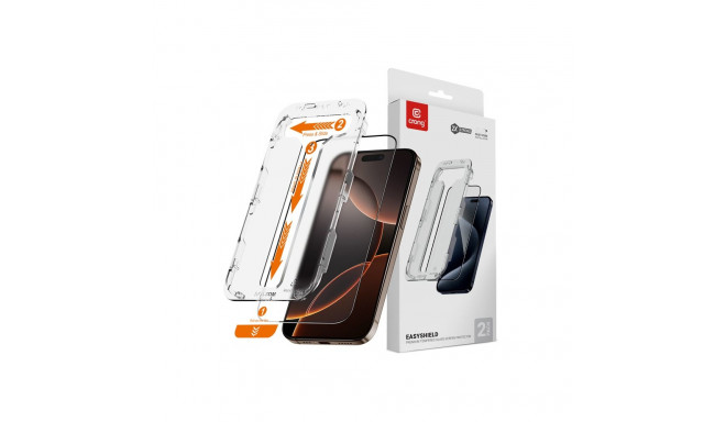 Crong EasyShield 2-Pack - Szkło hartowane iPhone 16 Pro Max (2 sztuki)