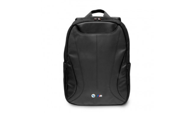 BMW Carbon&Leather Tricolor - Plecak na notebooka 16" (czarny)