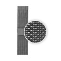 Crong Milano Steel - Pasek ze stali nierdzewnej do Apple Watch 38/40/41/42 mm (srebrny)