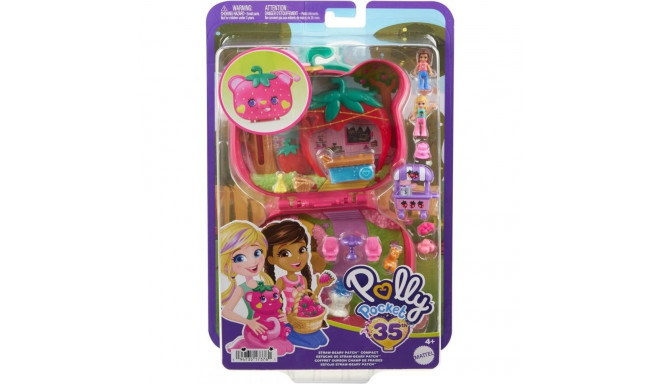 Figures set Polly Pocket Strawberry bear