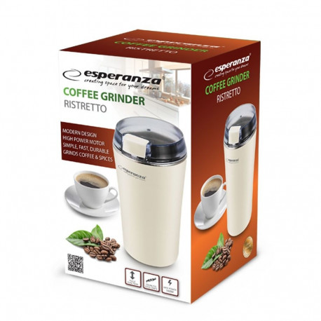 Ristretto coffee grinder white