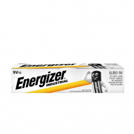 Energizer patarei Alkaline Industrial 9V 12tk