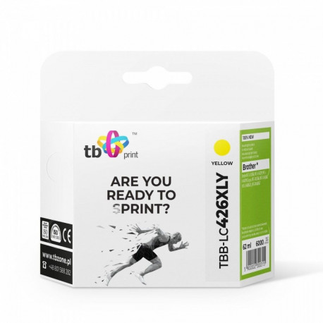 Brother MFC-J4540DW TBB-LC426XLY kollane 100% uus tint