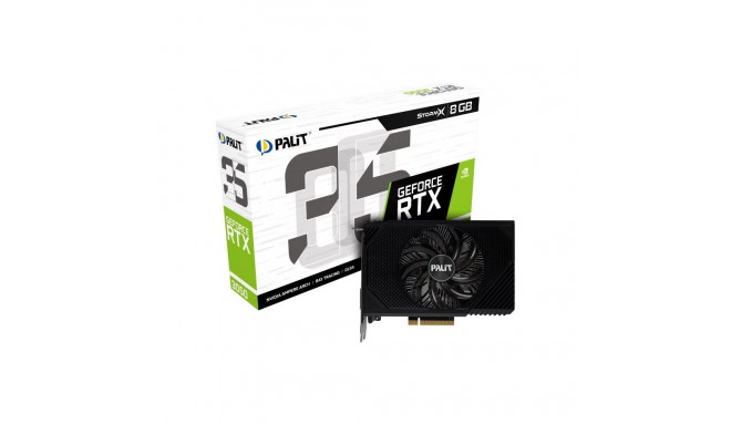 Palit videokaart GeForce RTX 3050 StormX 8GB GDDR6 128bit DP/HDMI