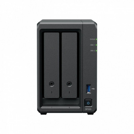 NAS-server DP320 AMD R1600 8GB RAM 2x8TB 3Y