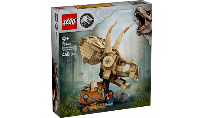 Blocks Jurassic World 76969 Dinosaur Fossils: Triceratops Skull