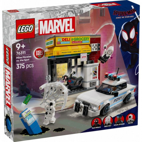 Bricks Super Heroes komplekt 76311 Spider-Verse: Miles Morales vs. The Spot