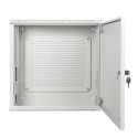 Hanging rack installation cabinet 19 inches 6U+3U 540x200 low-profile grey (folded)