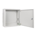 Hanging rack installation cabinet 19 inches 6U+3U 540x200 low-profile grey (folded)