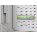 Hanging rack installation cabinet 19 inches 6U+3U 540x200 low-profile grey (folded)