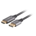 Displayport(M)-HDMI(M)1.8M 4K cable, black and silver