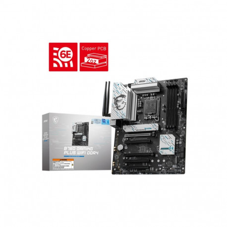 Motherboard B760 GAMING PLUS WIFI s1700 4DDR4 DP/HDMI ATX