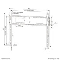 Wall mount WL30-750BL18 LEVEL-750 XL, 125 kg