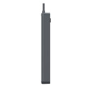 Power Line+ mobile ready surge protector power strip 1.5m (4 sockets + 3x USB A, 5V 2.4A)