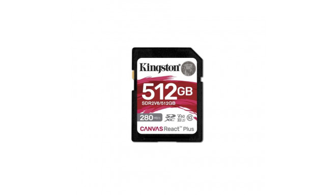 SD Card 512GB React Plus 280/150/MB/s U3 V60
