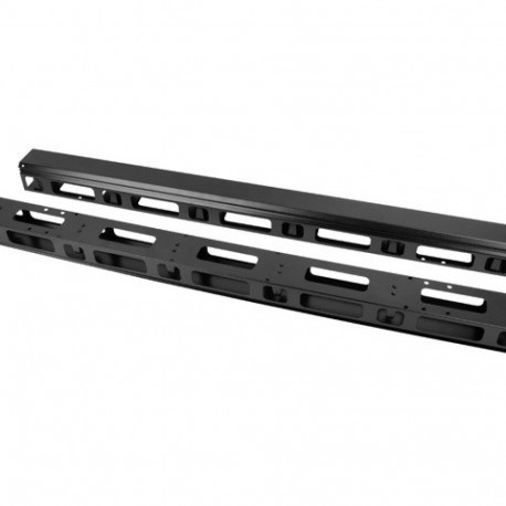 Set of 2 pieces organizer 27U for rack cabinets AK-1207-B