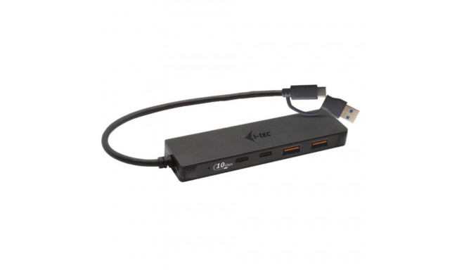 USB-A/USB-C Metal HUB 2x USB 3.0 + 2x USB-C (10 Gbps)