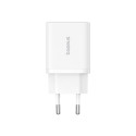 Charger - Baseus Cube 30W USB-C / USB-A Mains Charger White
