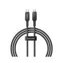 USB Cable - Baseus Unbreakable USB C to USB C 1m 100W 480Mbit/s Black