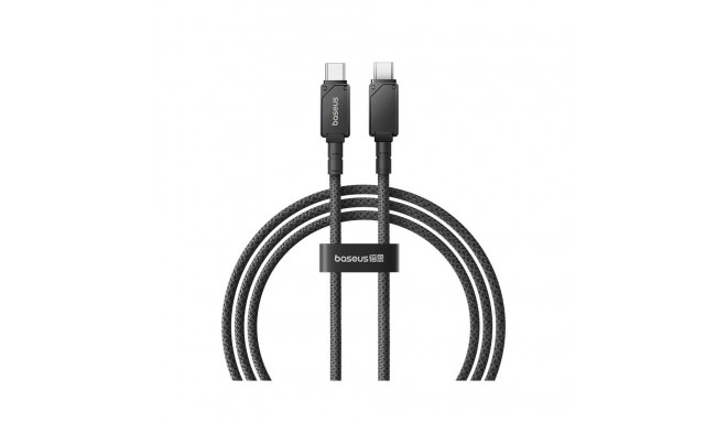 USB Cable - Baseus Unbreakable USB C to USB C 1m 100W 480Mbit/s Black