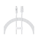 Charging Cable - Baseus Gem USB to IP 2.4A Fast Charging 1m White