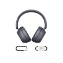 Headphones - Baseus Bass 35 Max Wired & Wireless USB Type-C Bluetooth 50h Playback Grey