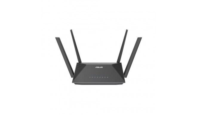 Wireless Router - ASUS RT-AX52 AX1800 AiMesh Dual-band Gigabit Ethernet Wi-Fi 6 Router Black