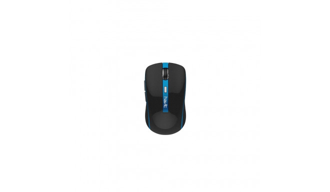 Wireless Mouse - Havit HV-MS951GT Ergonomic Gaming, 6 Buttons, Optical, 10m Range, Black/Blue