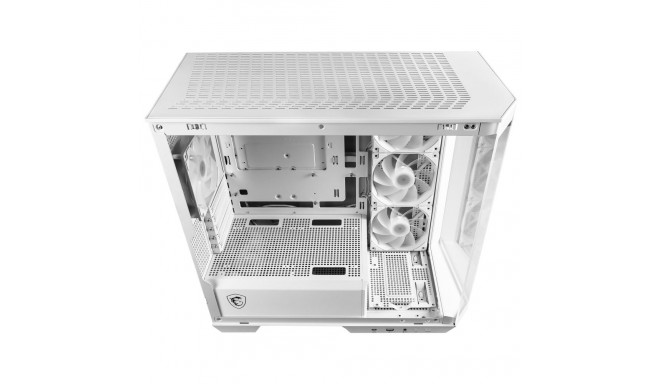 Computer Case - MSI MAG PANO M100R PZ Micro Tower White