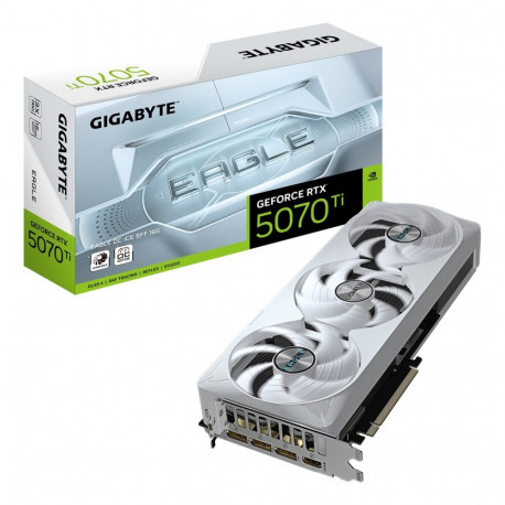 Graphics Card - GIGABYTE GeForce RTX 5070 Ti EAGLE OC ICE SFF 16GB GDDR7, 256bit, PCI-E 5.0, 2542 MH