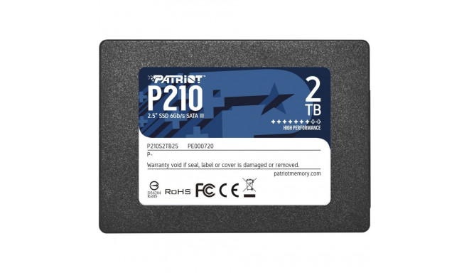 Hard Drive - Patriot Memory P210 2.5" 2000gb Serial Ata Iii