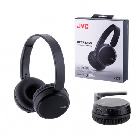 Headphones - Jvc Ha-s36w Wireless Bluetooth Headband Black