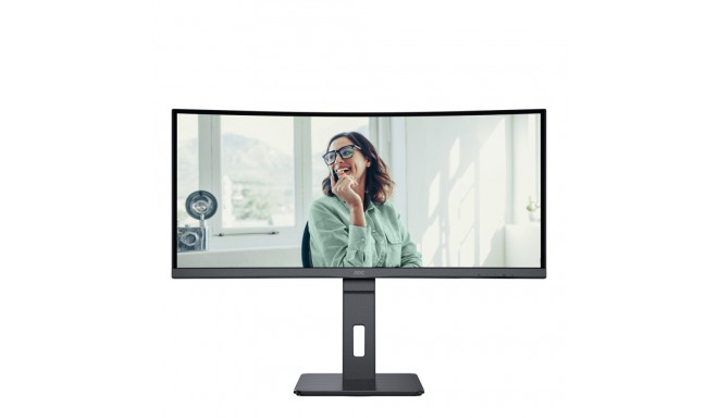Monitor - AOC CU34P3CV 34" UltraWide Quad HD 3440 x 1440 Curved LED Black