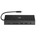 USB Hub - HP Travel USB-C Multi Port Hub Black
