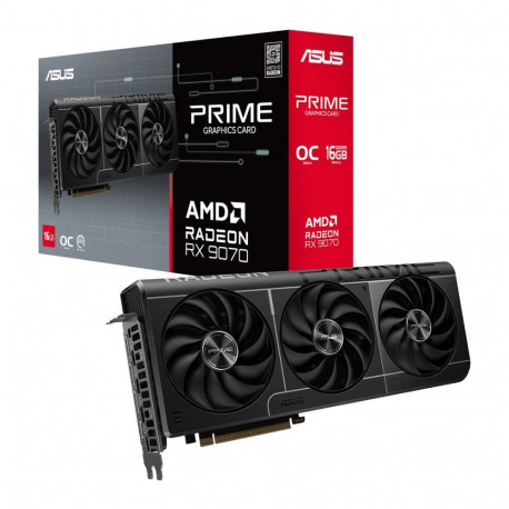 Graphics Card - ASUS Prime RX9070 16GB GDDR6 7680x4320 2590MHz
