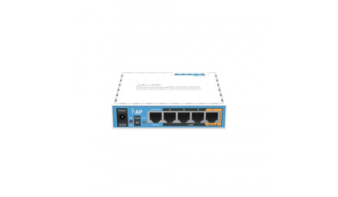 Wireless Router - Mikrotik hAP White 2.4 GHz, 5x LAN, USB 2.0, PoE