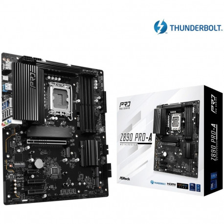 Motherboard - ASRock Z890 Pro-A LGA 1851 ATX, DDR5, 256GB, 2.5GbE, USB 3.2