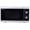 Microwave Oven - Sharp YC-MS01E-S 20 L 800 W With Glass Turntable and Mechanical Timer