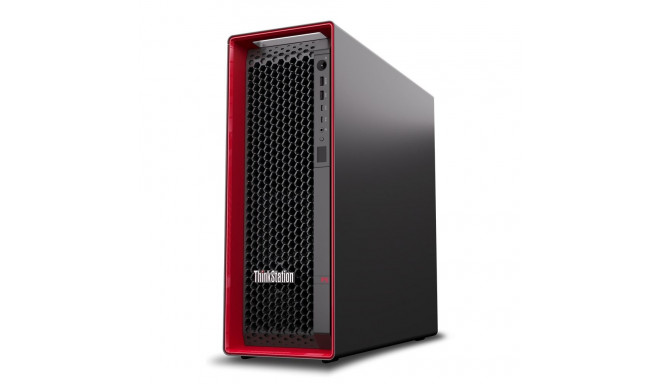 Desktop Computer - Lenovo ThinkStation P5 Intel Xeon W 6C 32GB DDR5 1TB SSD Tower Workstation Black,