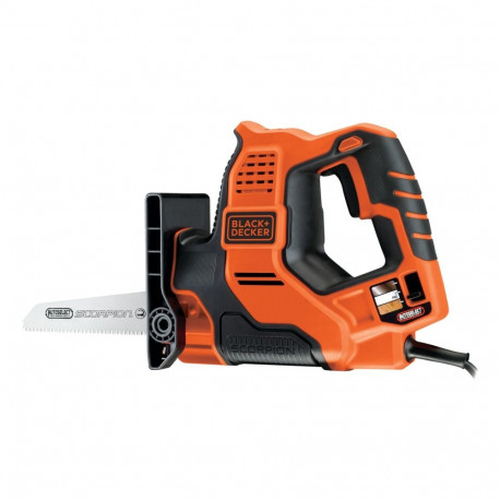 Reciprocating Saw - Black & Decker RS890K-QS 500 W 2700 spm 3 m Cable Black, Orange