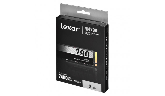 M.2 SSD - Lexar NM790 2 TB PCIe 4.0 NVMe 7400 MB/s SLC